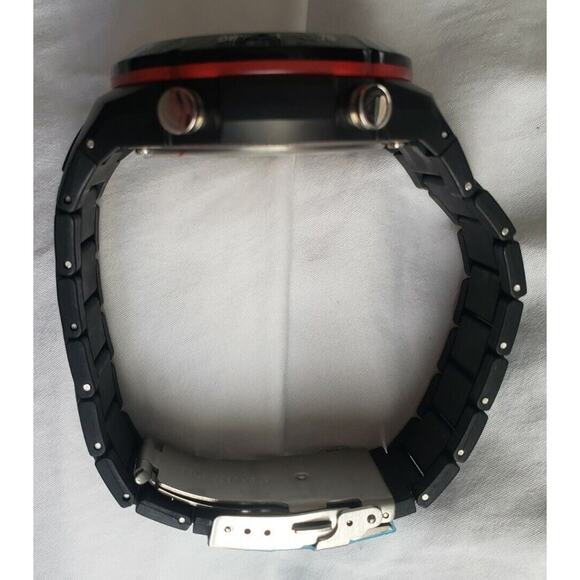 SKMEI Men's Dual Time Alarm Chrono Black Strap Watch 1016New With Tag - Picture 10 of 12